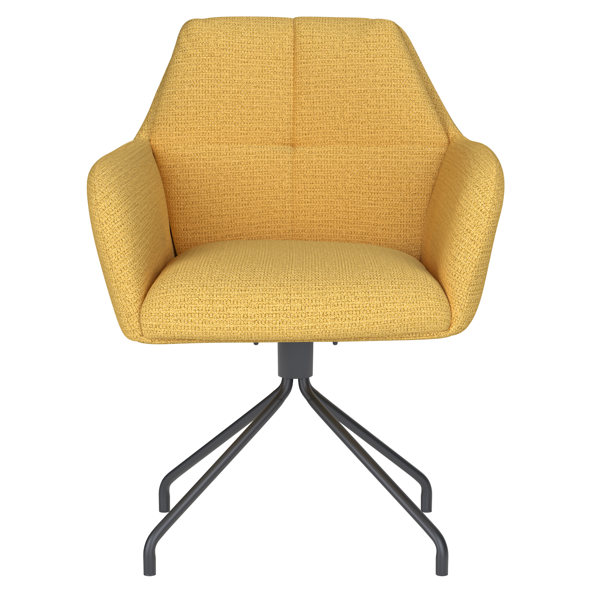 Stol med Armstöd & Spiderben Iven Ockra