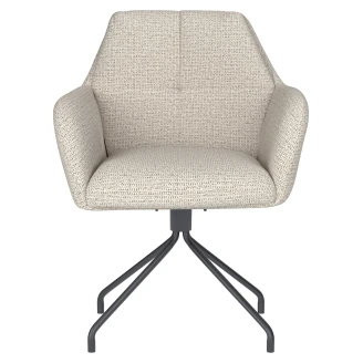 Stol med Armstöd & Spiderben <strong>Iven</strong>  Vit