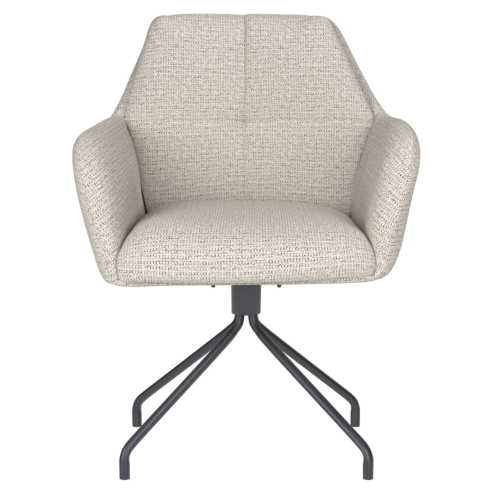 Stol med Armstöd & Spiderben Iven Vit