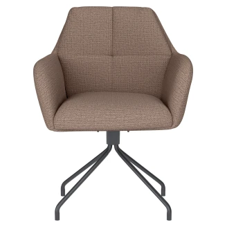 Stol med Armstöd & Spiderben <strong>Iven</strong>  Taupe