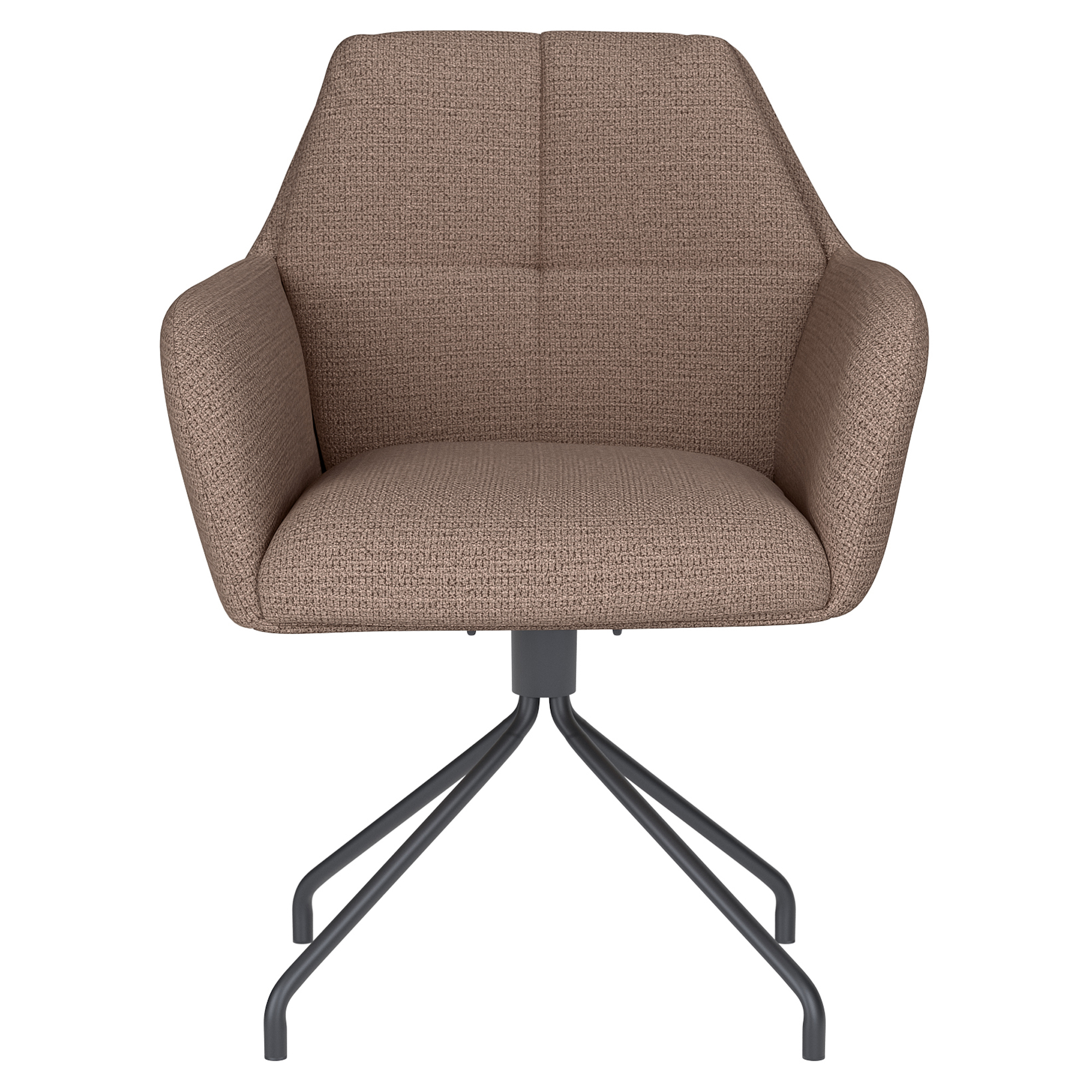 Stol med Armstöd & Spiderben Iven Taupe