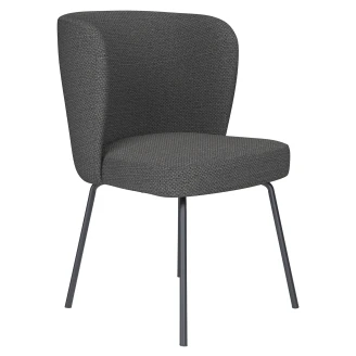 Stol med Metallben <strong>Velin</strong>  Grå