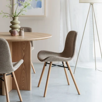 Stol <strong>Leren</strong>  Brun