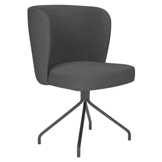 Stol med Spiderben <strong>Velin</strong>  Grå