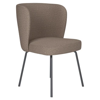 Stol med Metallben <strong>Velin</strong>  Taupe