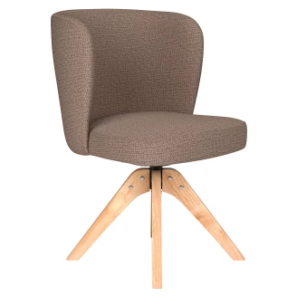 Stol med Träben <strong>Velin</strong>  Taupe