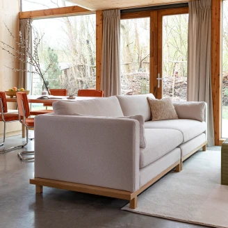 Zuiver Soffa 3-Sits <strong>Blossom Ny</strong>  Sand, Ek