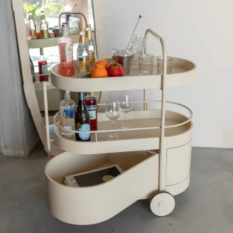 Zuiver Rullbord <strong>Wim</strong>  Beige