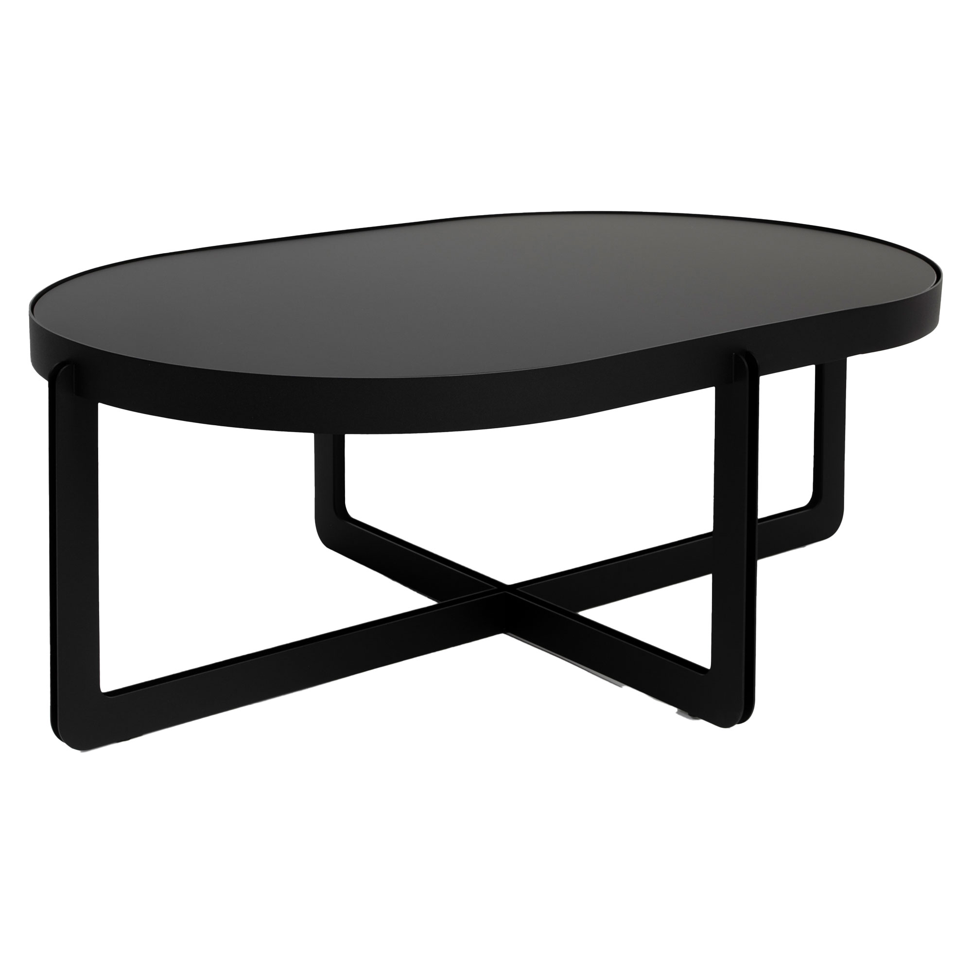 Zuiver Soffbord Oval Centre Svart