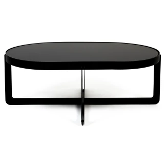 Zuiver Soffbord Oval <strong>Centre</strong>  Svart 68x102 cm