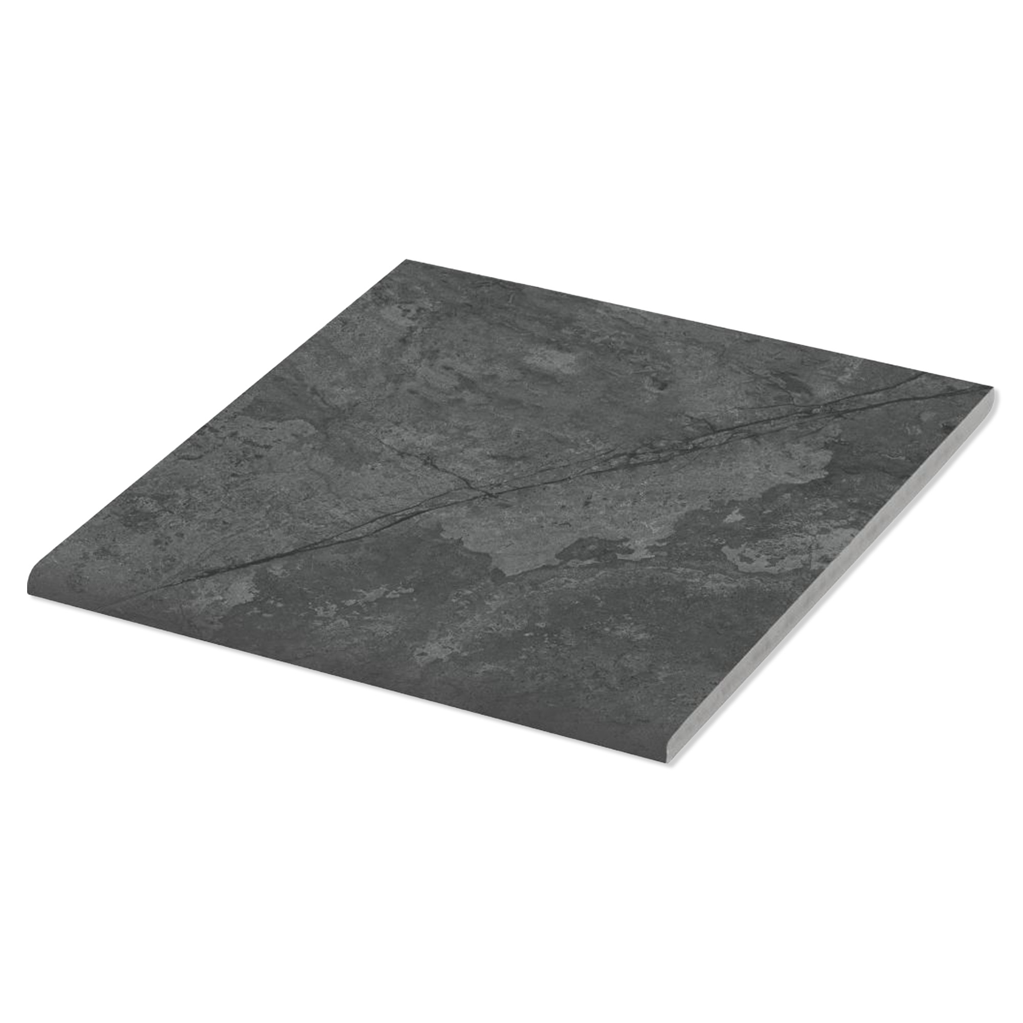 Dune Bullnose Klinker Bali Negro Matt 15x15 cm