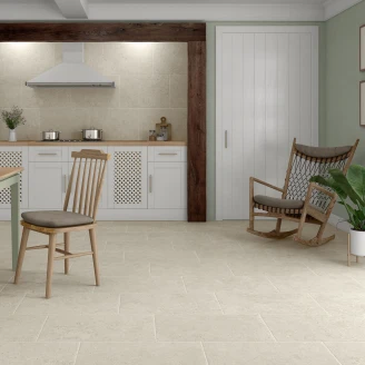 Klinker <strong>Kalksten Sand</strong>  Gråbeige Matt 60x120 cm