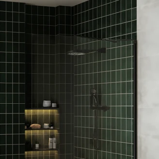 Kakel <strong>Earth</strong>  Grön Matt Mix 7.5x15 cm