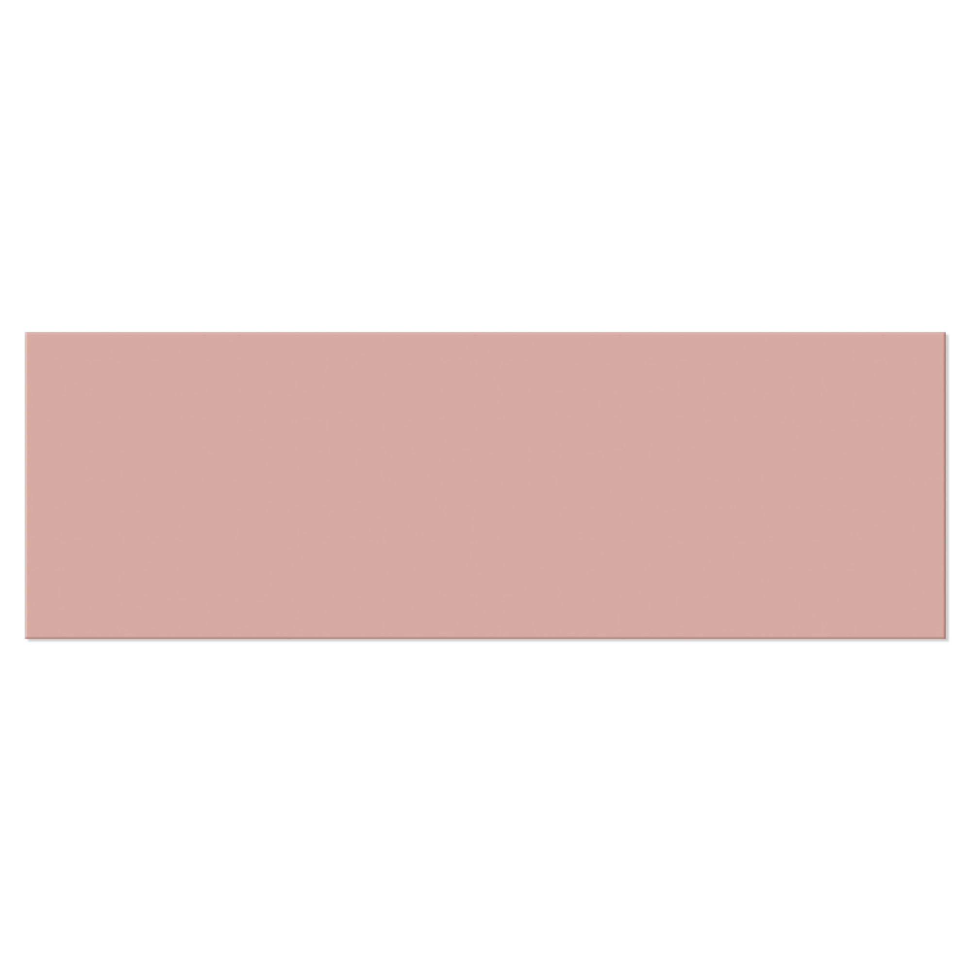 Kakel Sekel Rosa Blank 10x30 cm