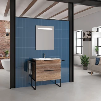 Kakel <strong>Sekel</strong>  Mörkblå Matt 10x30 cm