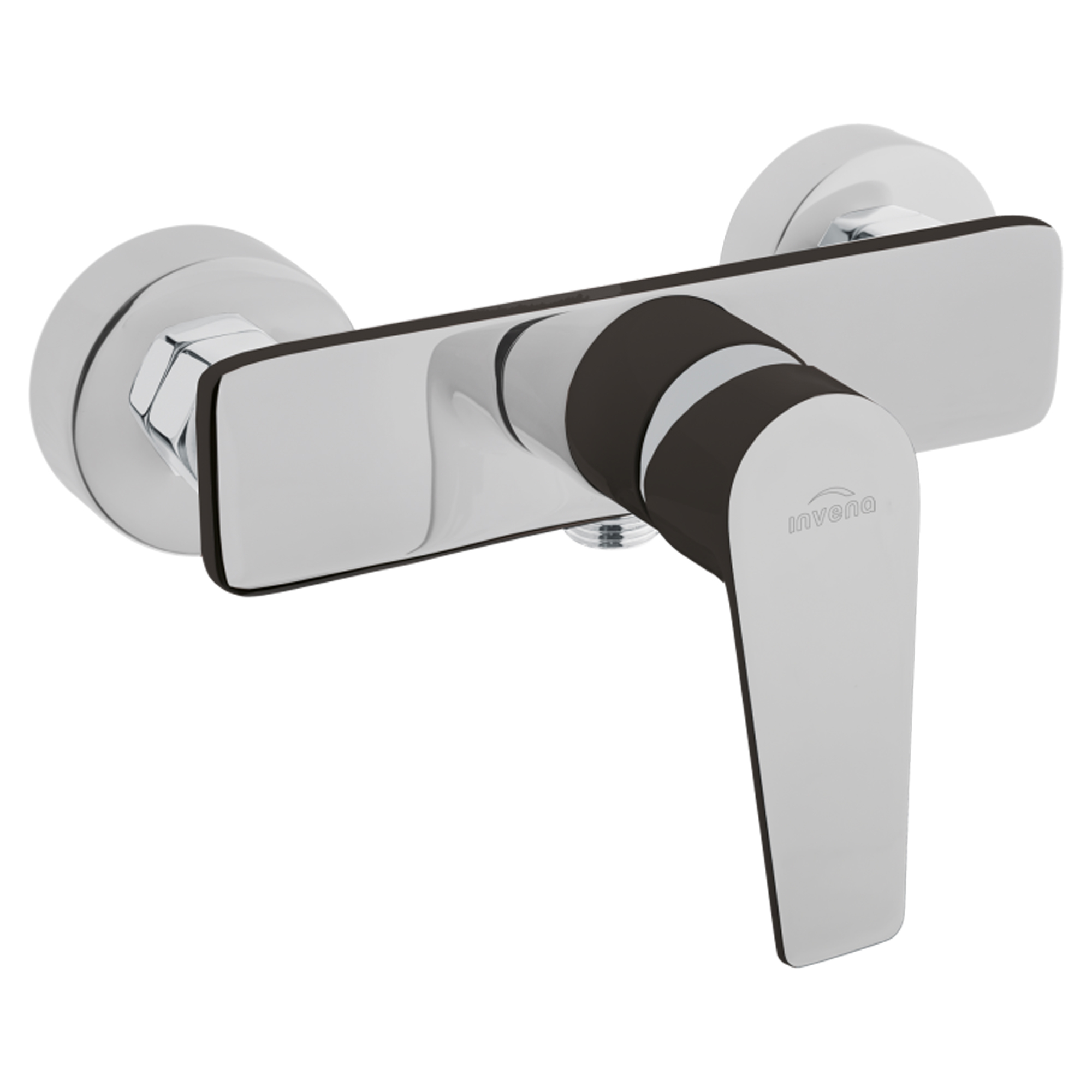 Duschblandare Velinor Svart & Krom Matt