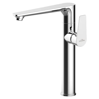 Tvättställsblandare <strong>Velinor</strong>  Krom Blank Hög med Sidoplacerad Insats