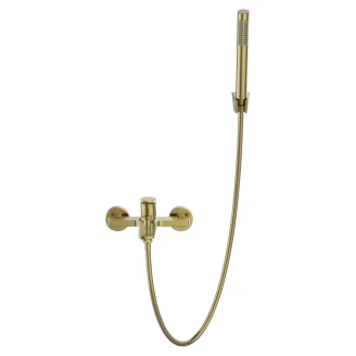 Duschblandare med Duschset <strong>Orelia</strong>  Guld Matt