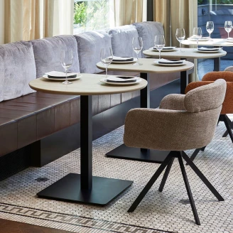 Woood Matbord <strong>Bistro</strong>  Svart 50x50 cm