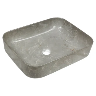 Tvättställ <strong>Marielle</strong>  Grå Blank 51x40 cm