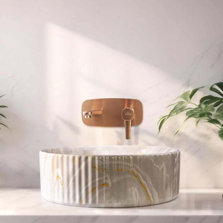 Servant Avena Gråbeige Matt 36 cm