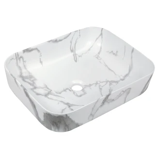 Tvättställ <strong>Marielle</strong>  Vit Matt 51x40 cm