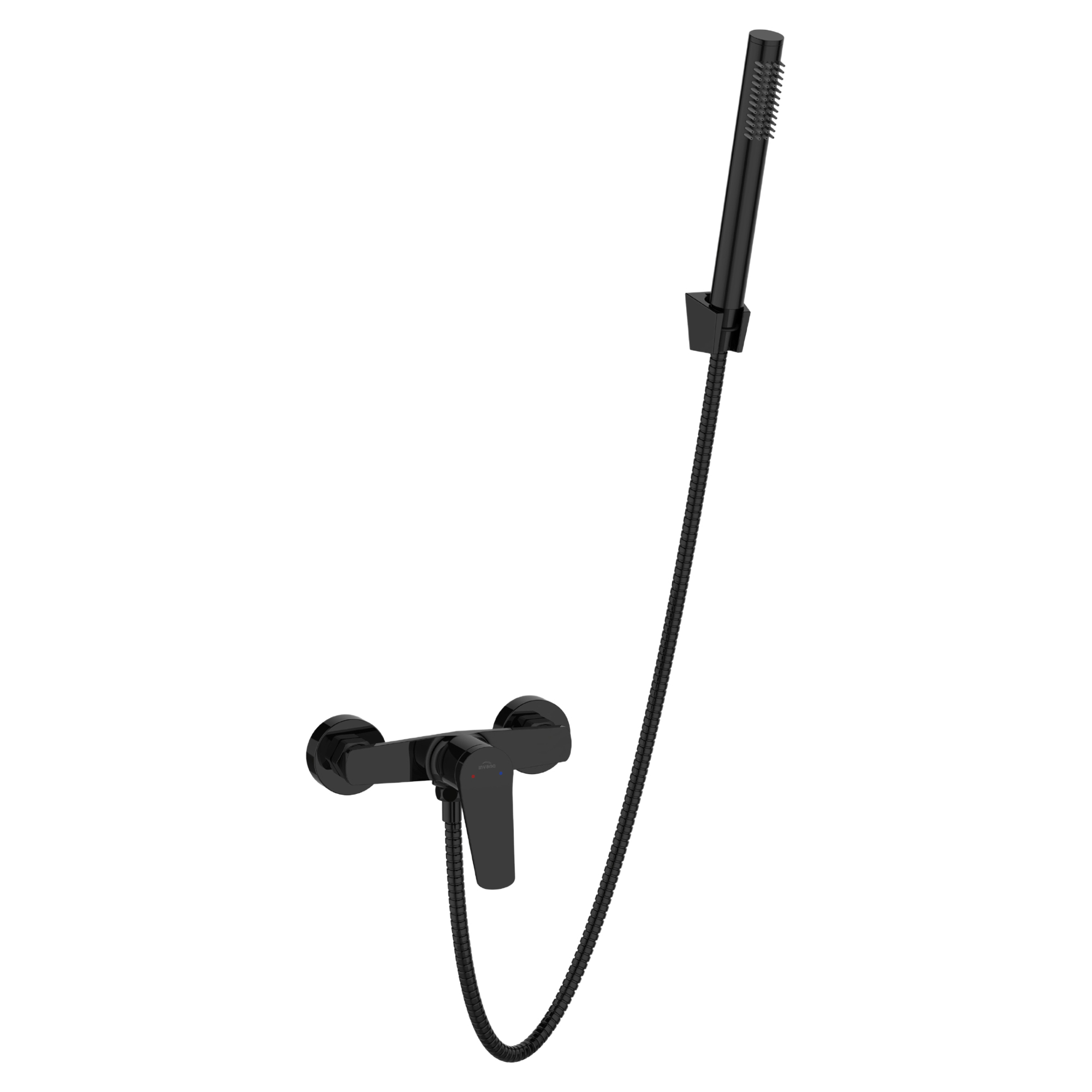 Duschblandare med Duschset Orelia Svart Blank