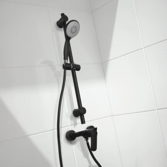 Duschset Velinor Svart Matt