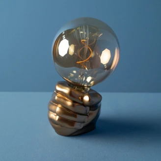 Werner Voss Glödlampa E27 Filament Spiral 2200K, 3W, 230V Brun