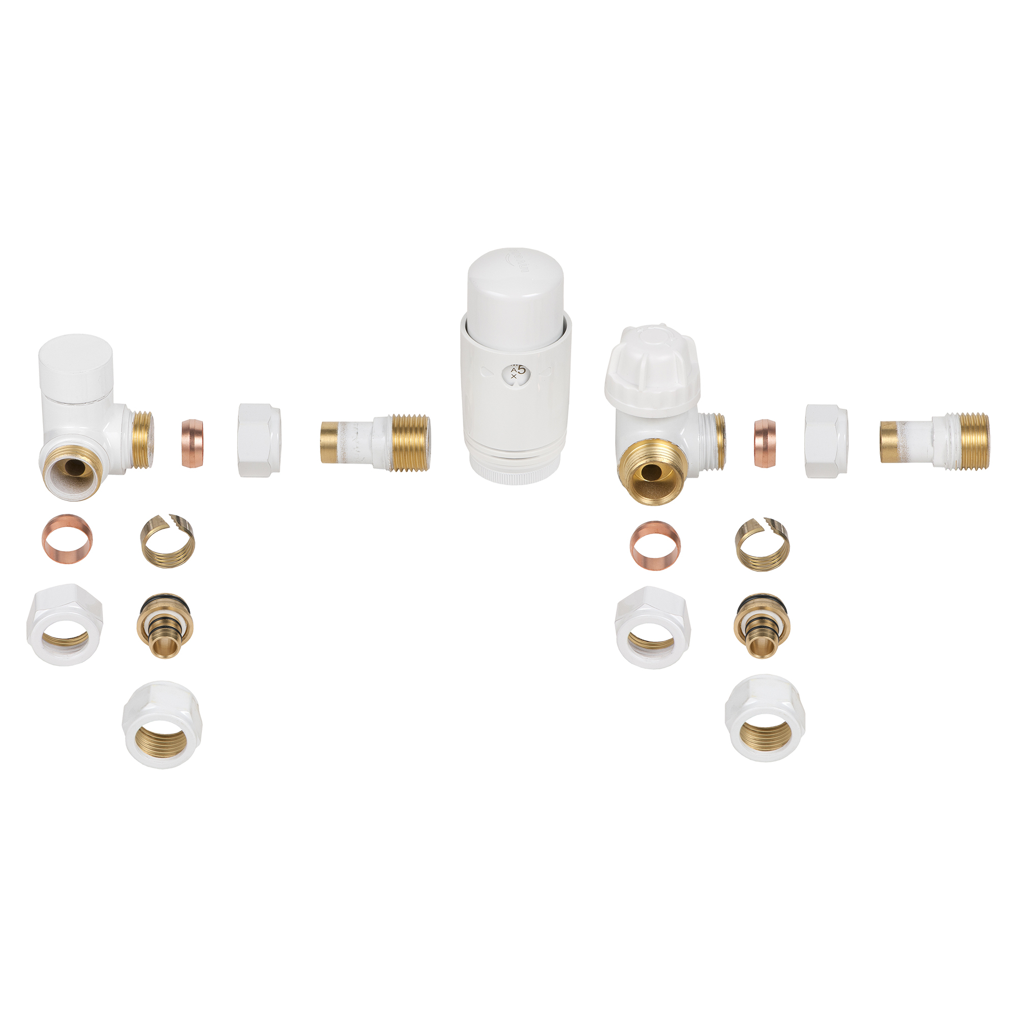 Axiellt Termostatset Vit Vänster & Höger