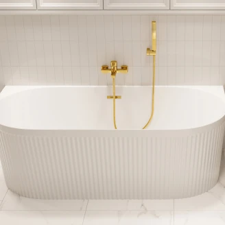 Duschset Tresse Guld Blank