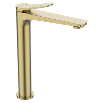 Tvättställsblandare <strong>Orelia</strong>  Guld Matt Hög