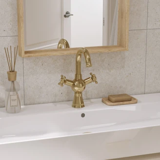Tvättställsblandare <strong>Antik</strong>  Guld