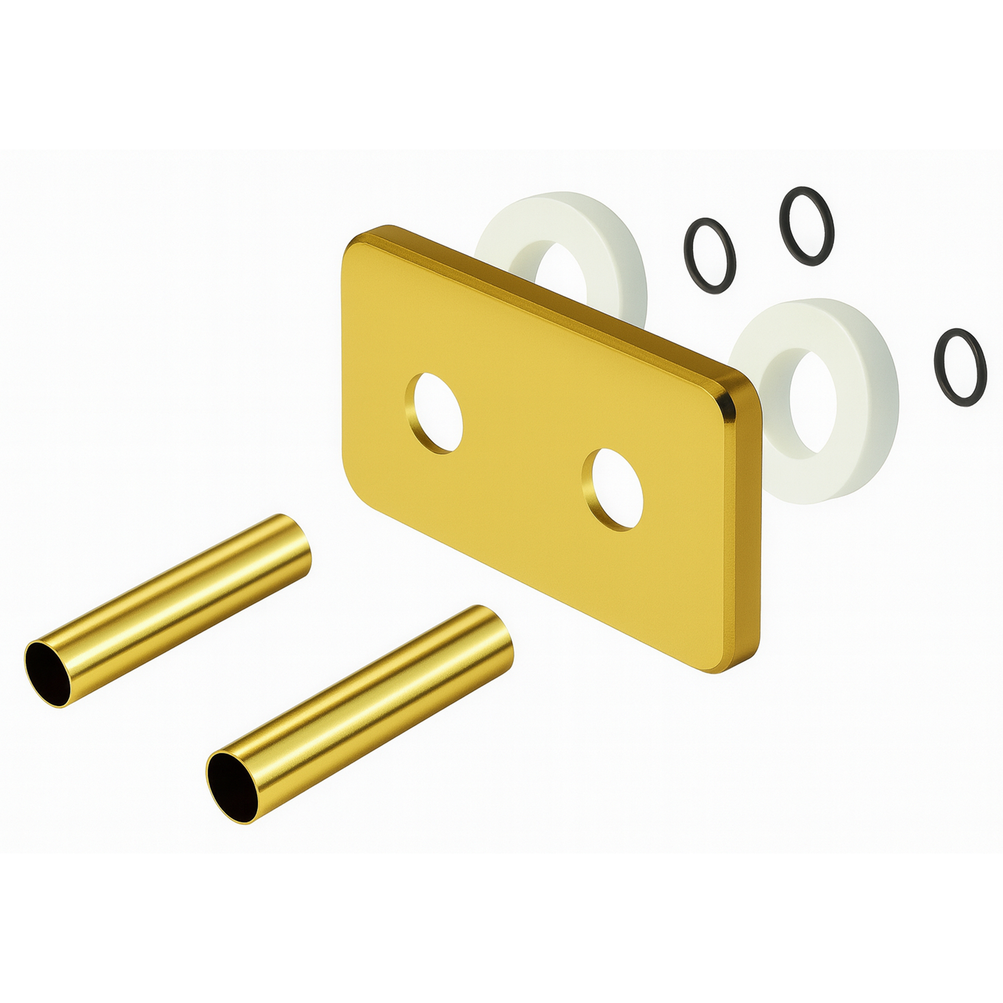 Kit Rörskydd C/C 50 mm – Längd 70 mm – Ø 10–16 Guld