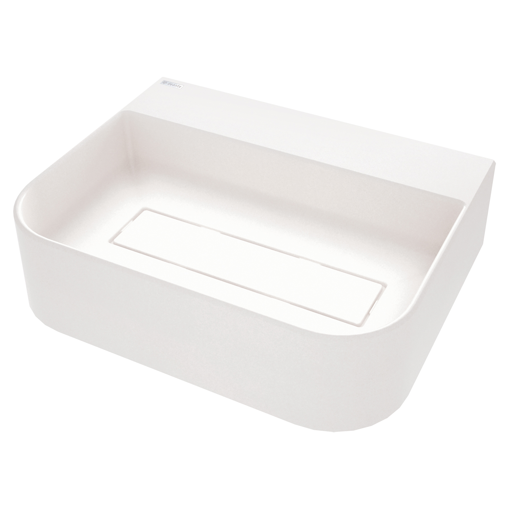 Tvättställ Arnika Rektangulär Vit Matt 50x40 cm