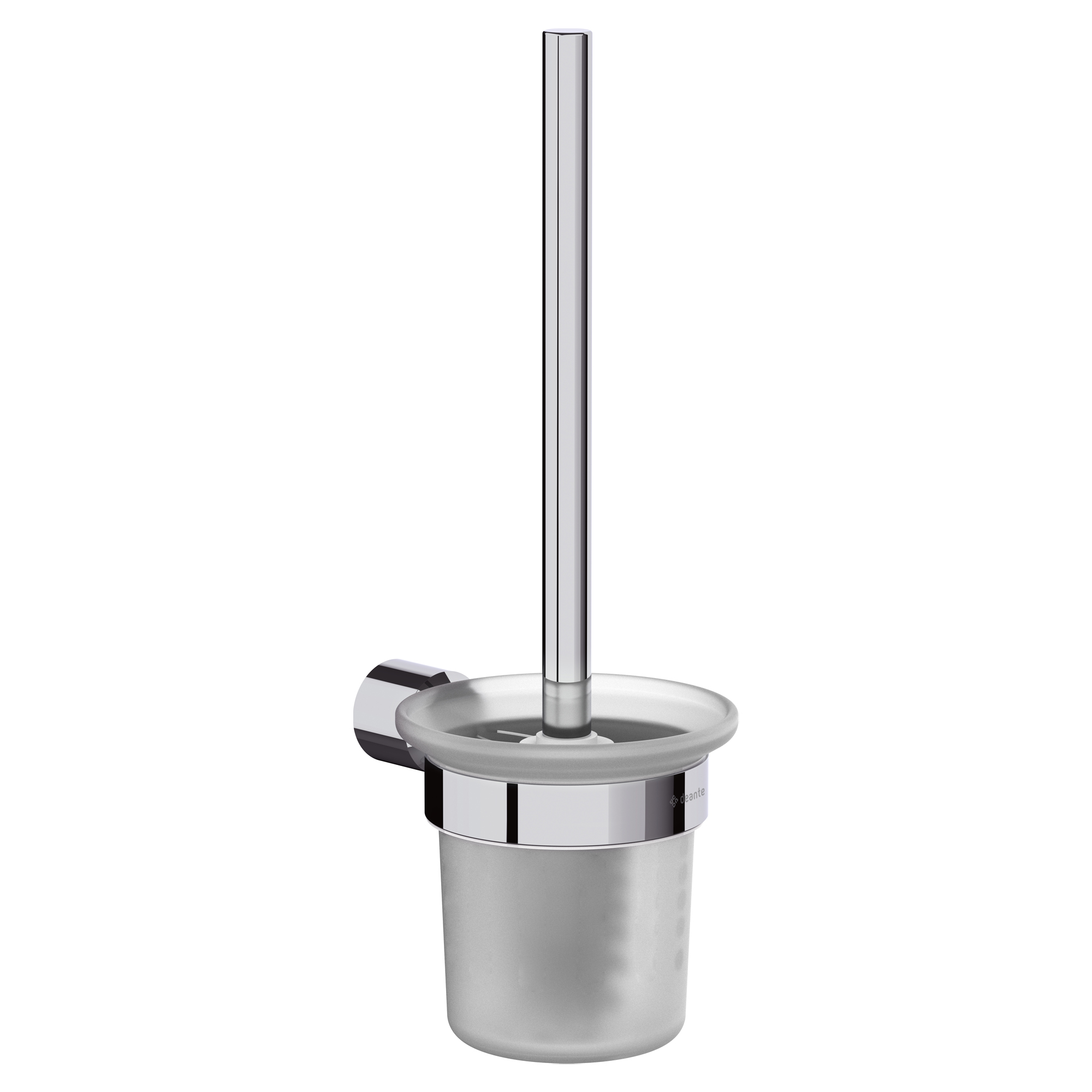 Toalettborste Väggmonterad Arnika Krom Blank