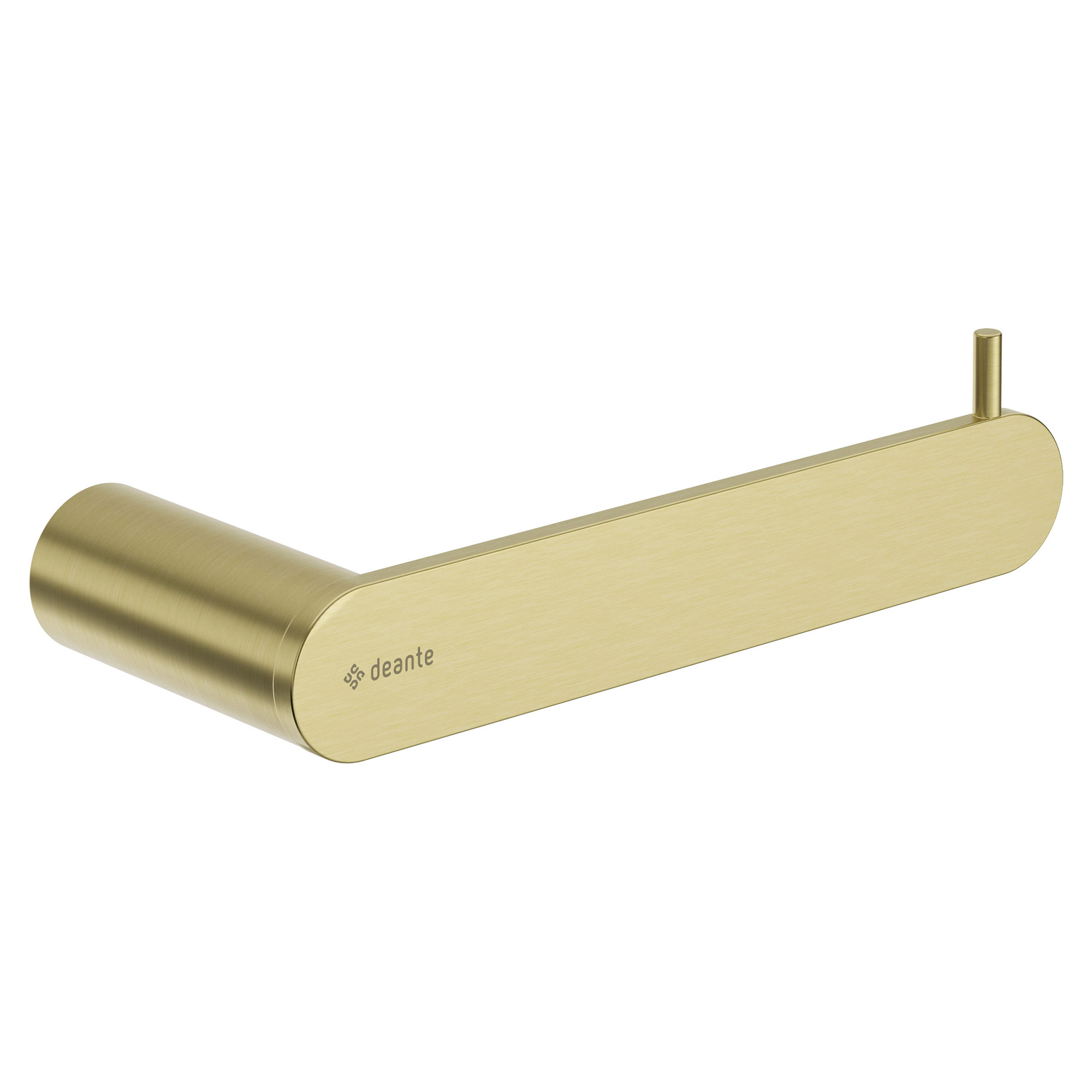 Toalettpappershållare Round Borstad Guld Matt