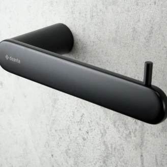 Toalettpappershållare <strong>Round</strong>  Svart Matt