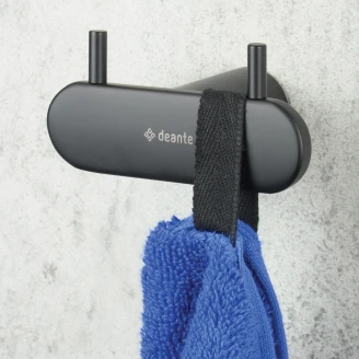 Dubbelkrok <strong>Round</strong>  Svart Matt