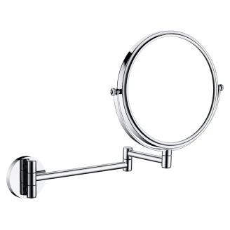 Dubbelsidig Sminkspegel <strong>Round</strong>  Krom Blank