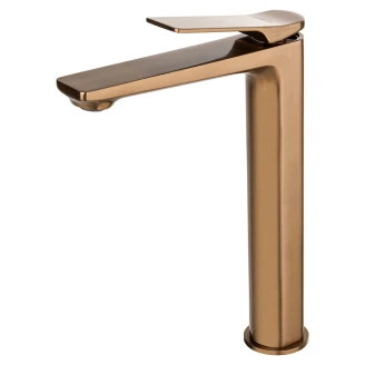 Tvättställsblandare <strong>Elen</strong>  Brons Matt Hög med Bottenventil