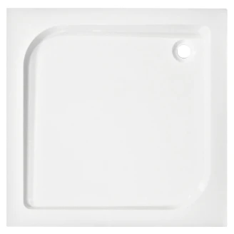 Duschkar Sirocco 80x80 cm Kvadratisk Vit Blank
