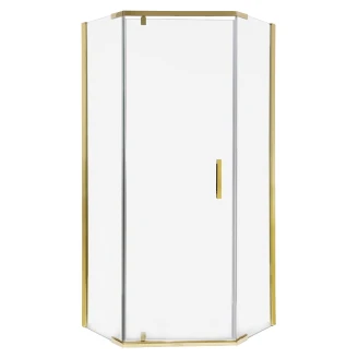 Duschhörn <strong>Sahra</strong>  90x90 cm Guld Matt