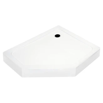 Duschkar <strong>Dunara</strong>  100x80 cm Pentagonal Vit Blank Höger