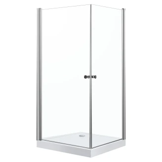 Duschhörn <strong>Elevon</strong>  90x90 cm Kvadratisk Krom Blank