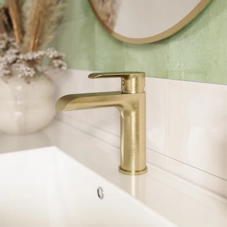 Tvättställsblandare <strong>Lore</strong>  Guld Matt