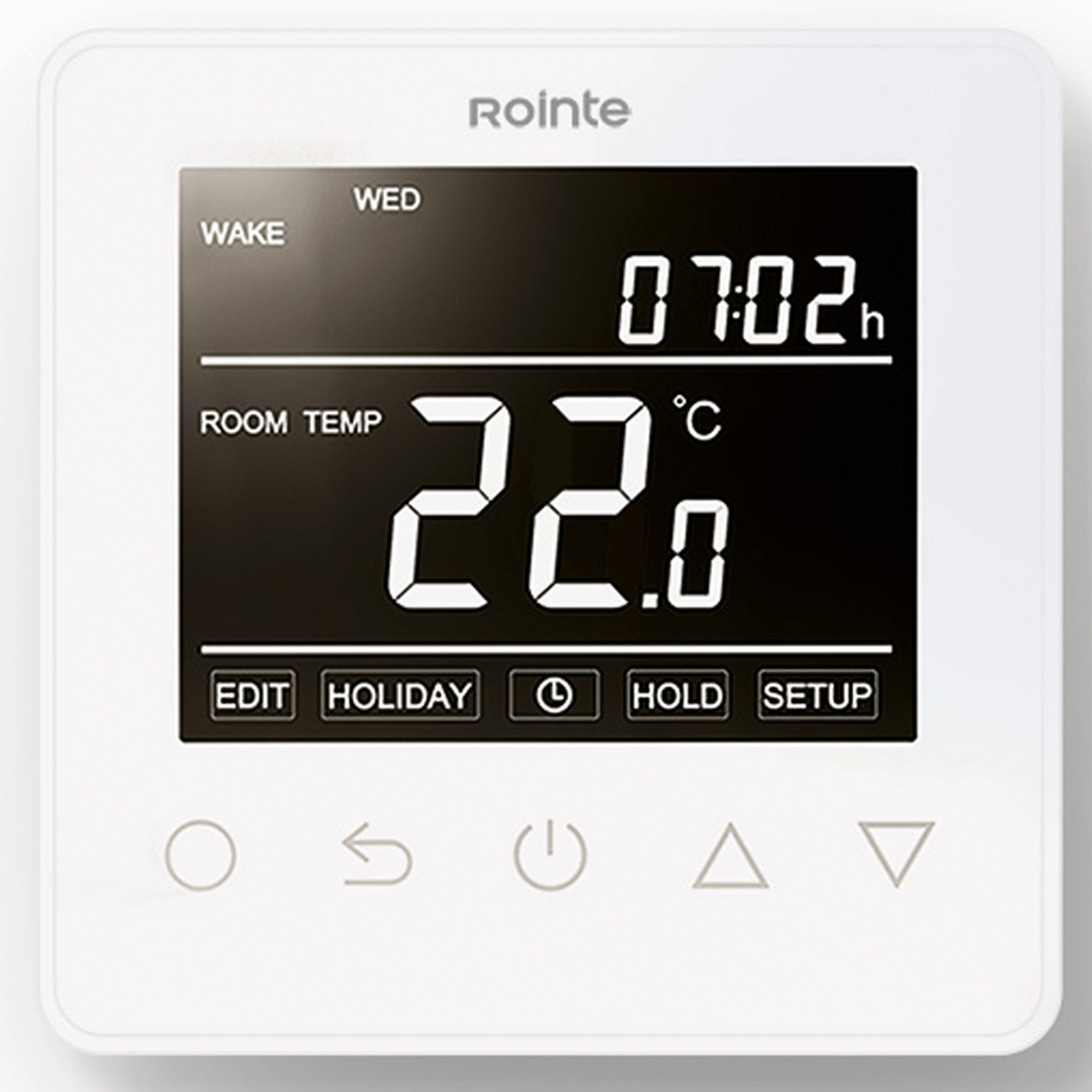 Rointe Programmerbar Digital Termostat ST3 Vit Matt