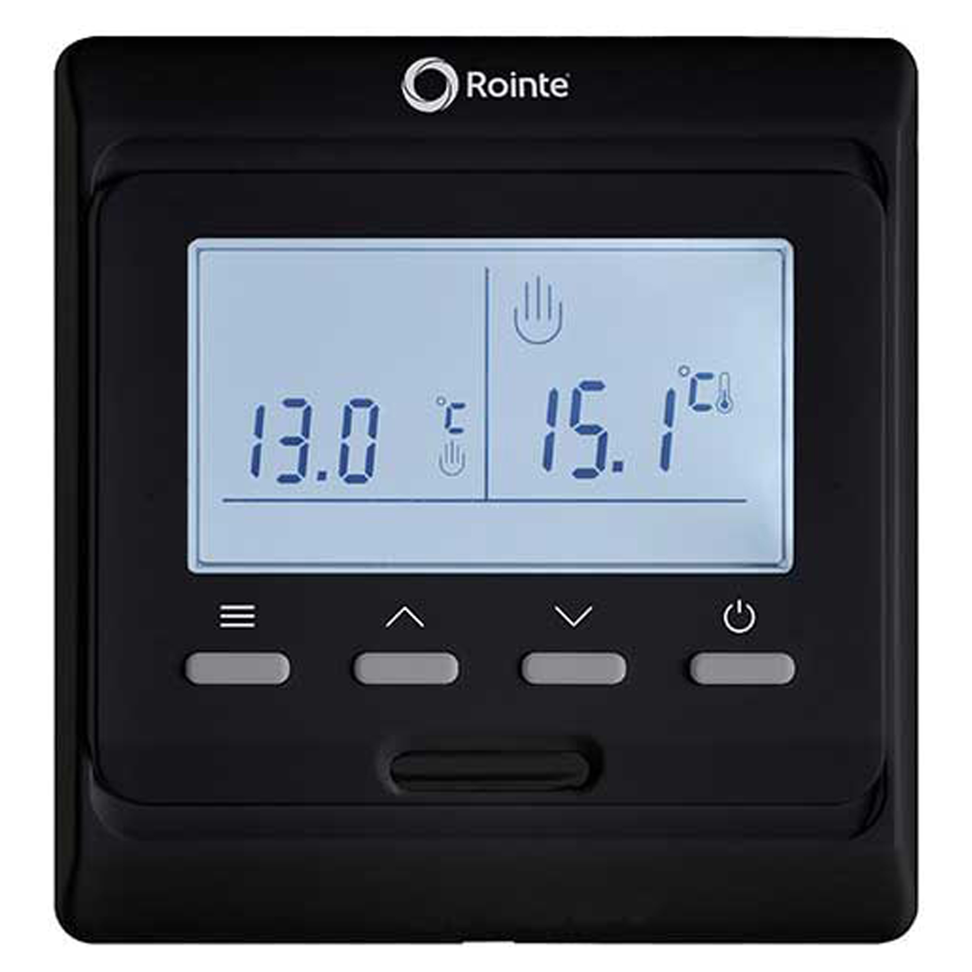 Rointe Programmerbar Digital Termostat ST2 Svart Matt