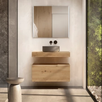 Skåp <strong>Elmstone</strong>  Ek Matt 80 cm