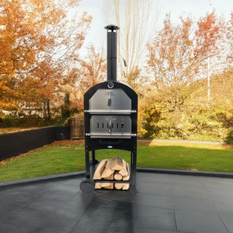 BonFeu Set med Pizzaugn Heat Svart & Stekspade för Pizza